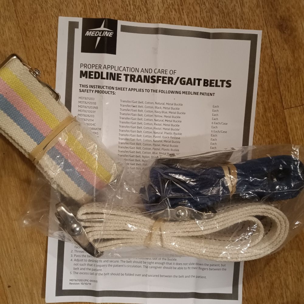 Transfer/Gait Belts Set of Three